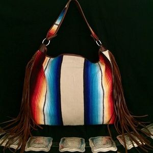 NWT KurtMen Serape Bag- Flawed
